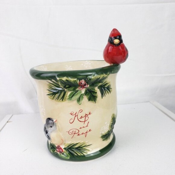 Yankee Candle 2011 Cardinal Candleholder NWT - Picture 1 of 5